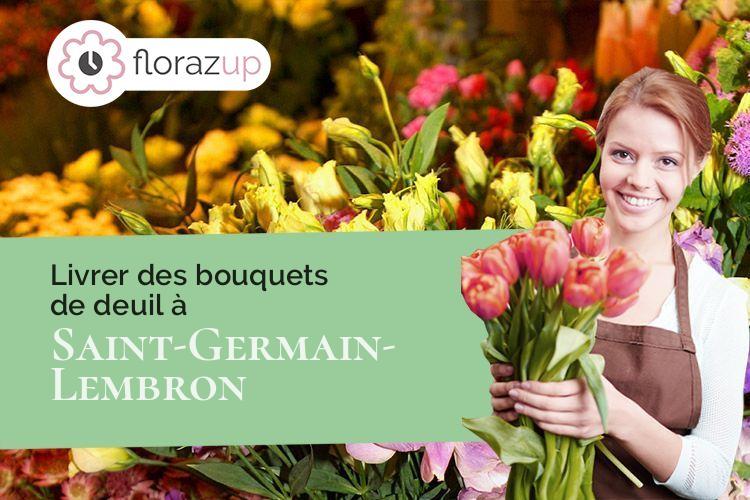 compositions florales pour une crémation à Saint-Germain-Lembron (Puy-de-Dôme/63340)