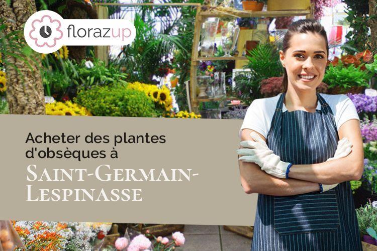 coupes de fleurs pour un enterrement à Saint-Germain-Lespinasse (Loire/42640)