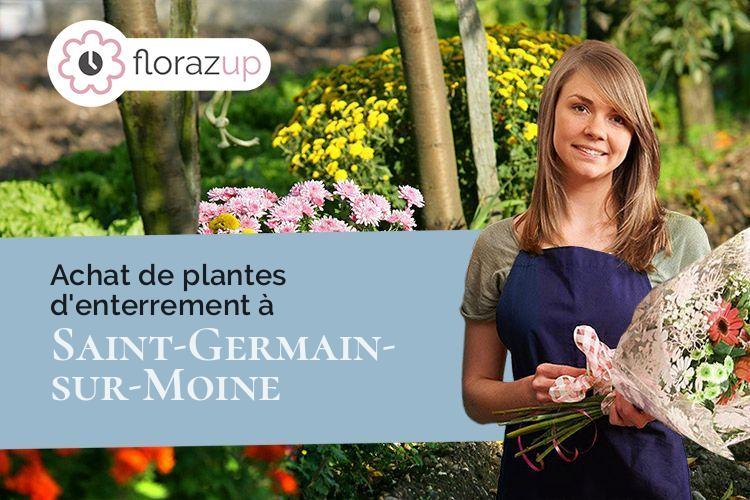 coupes de fleurs pour des obsèques à Saint-Germain-sur-Moine (Maine-et-Loire/49230)