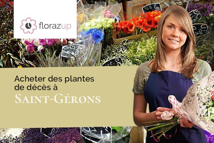 fleurs deuil pour un deuil à Saint-Gérons (Cantal/15150)