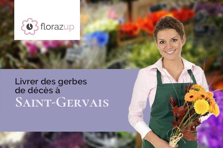 créations de fleurs pour une crémation à Saint-Gervais (Gard/30200)