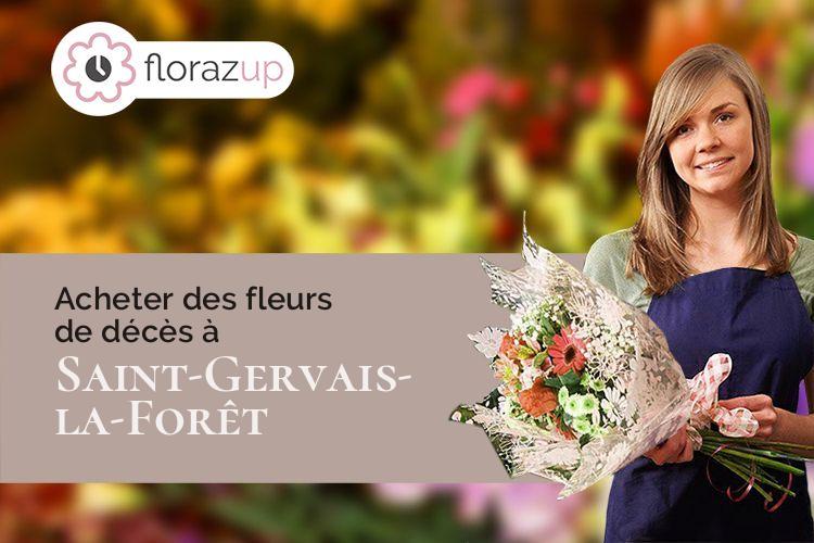 fleurs deuil pour des obsèques à Saint-Gervais-la-Forêt (Loir-et-Cher/41350)