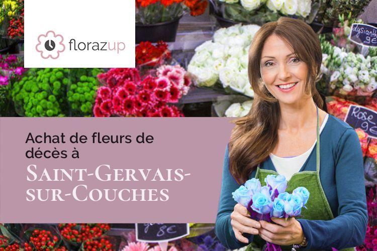 couronnes florales pour des obsèques à Saint-Gervais-sur-Couches (Saône-et-Loire/71490)