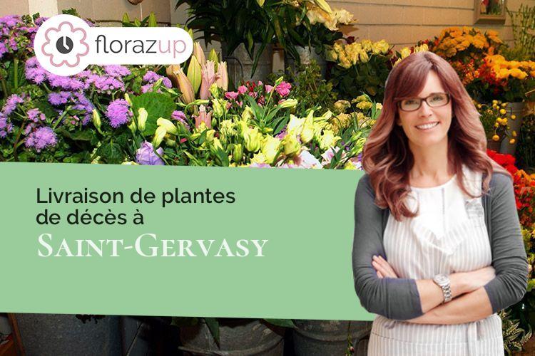 coupes de fleurs pour une crémation à Saint-Gervasy (Gard/30320)