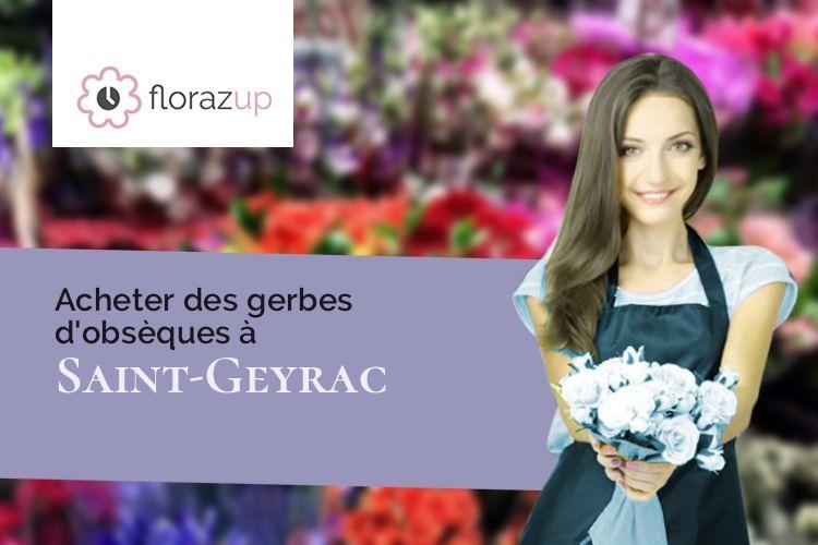 coeurs de fleurs pour un enterrement à Saint-Geyrac (Dordogne/24330)
