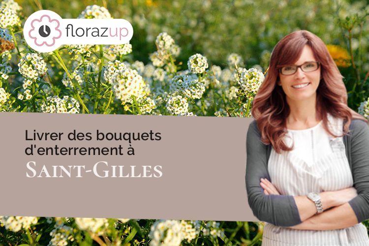 créations florales pour des funérailles à Saint-Gilles (Ille-et-Vilaine/35590)