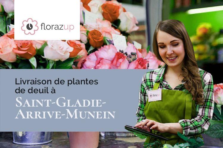 couronnes florales pour un deuil à Saint-Gladie-Arrive-Munein (Pyrénées-Atlantiques/64390)
