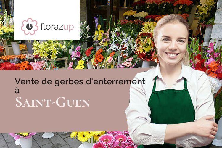 créations florales pour un deuil à Saint-Guen (Côtes-d'Armor/22530)
