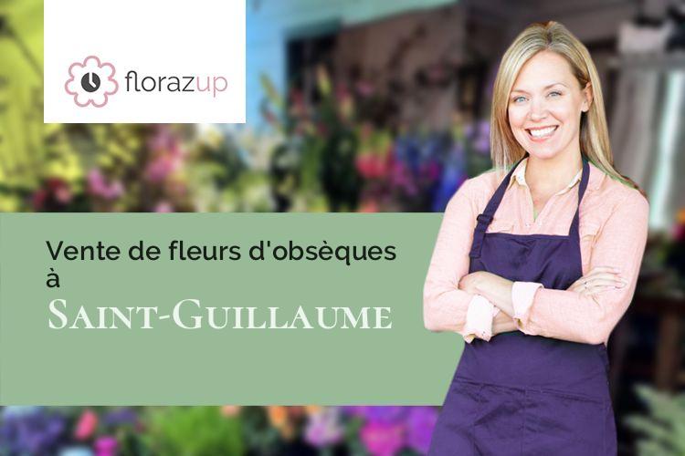 créations florales pour un décès à Saint-Guillaume (Isère/38650)