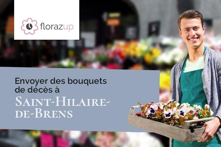 coupes de fleurs pour une crémation à Saint-Hilaire-de-Brens (Isère/38460)
