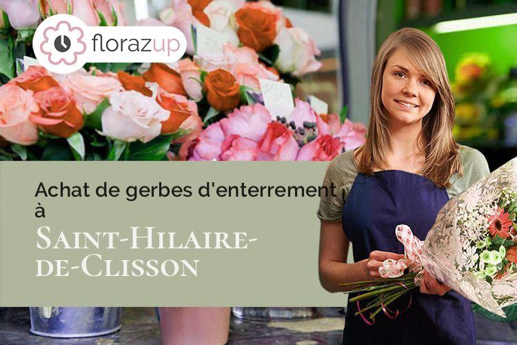 couronnes florales pour un deuil à Saint-Hilaire-de-Clisson (Loire-Atlantique/44190)
