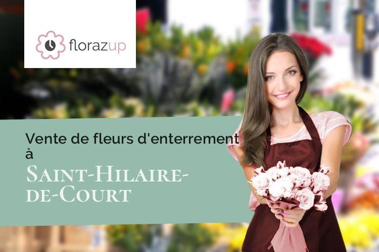 créations florales pour des funérailles à Saint-Hilaire-de-Court (Cher/18100)