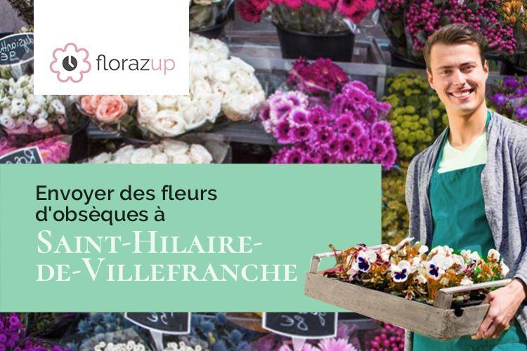 bouquets de fleurs pour des obsèques à Saint-Hilaire-de-Villefranche (Charente-Maritime/17770)