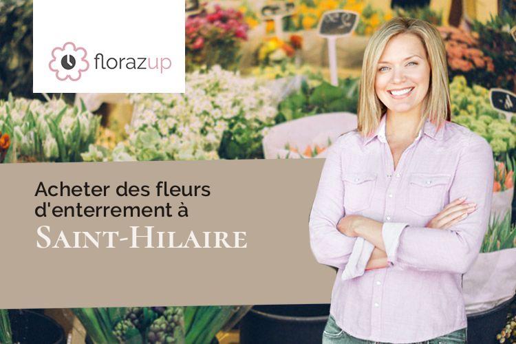 gerbes de fleurs pour des funérailles à Saint-Hilaire (Essonne/91780)
