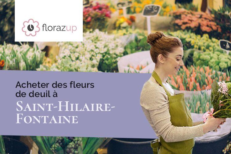 coupes de fleurs pour un enterrement à Saint-Hilaire-Fontaine (Nièvre/58300)