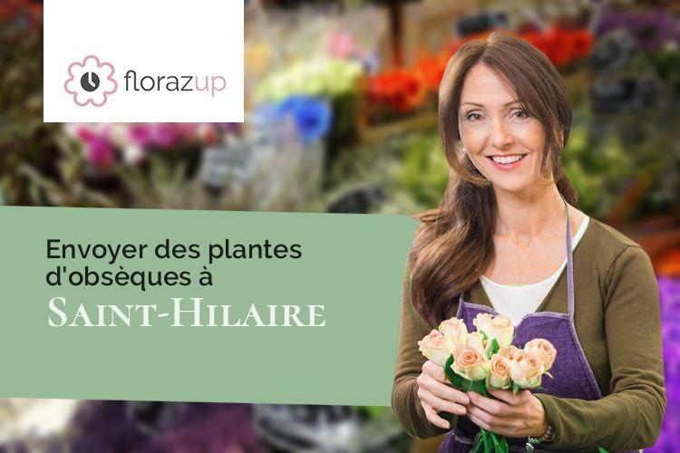 bouquets de fleurs pour des funérailles à Saint-Hilaire (Isère/38660)