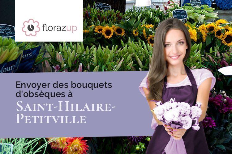 gerbes de fleurs pour des funérailles à Saint-Hilaire-Petitville (Manche/50500)