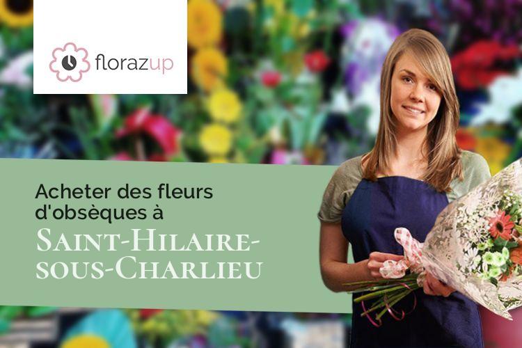 bouquets de fleurs pour un deuil à Saint-Hilaire-sous-Charlieu (Loire/42190)