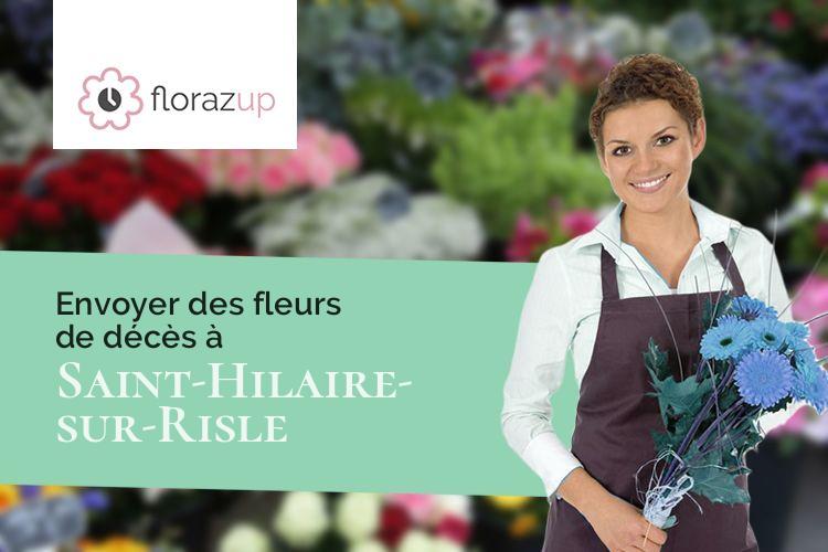 coupes de fleurs pour un décès à Saint-Hilaire-sur-Risle (Orne/61270)