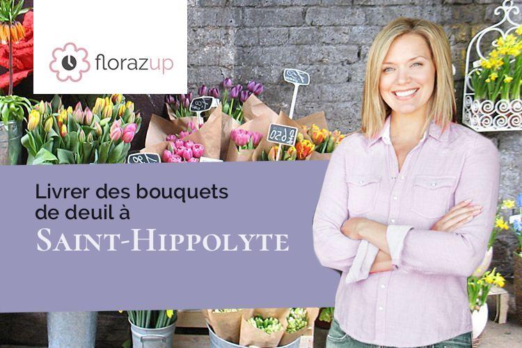 compositions florales pour des obsèques à Saint-Hippolyte (Doubs/25190)