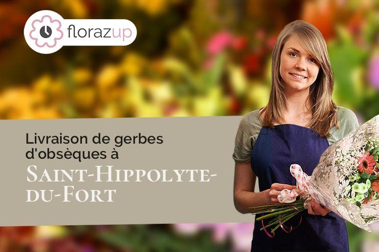 créations de fleurs pour un décès à Saint-Hippolyte-du-Fort (Gard/30170)