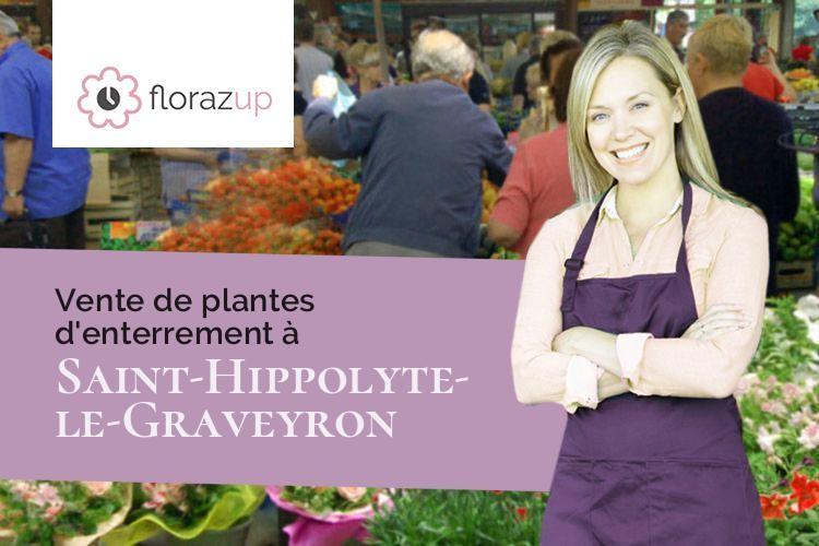 plantes pour des funérailles à Saint-Hippolyte-le-Graveyron (Vaucluse/84330)