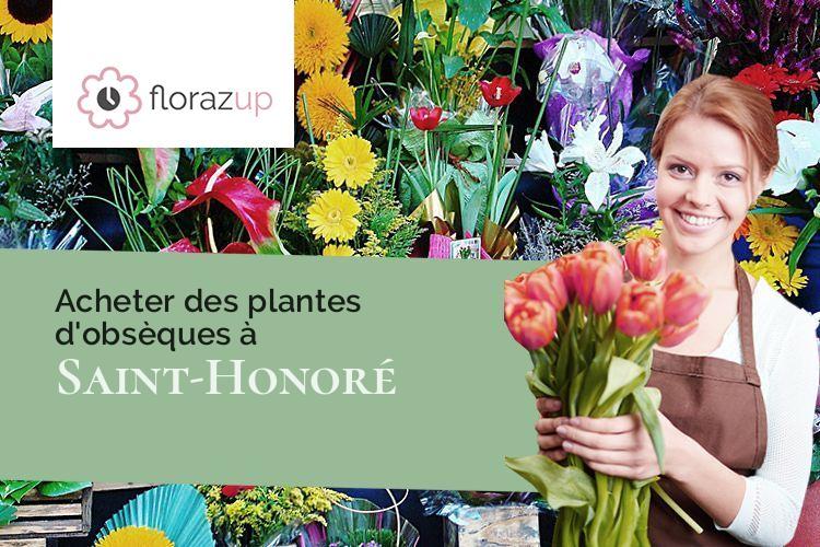 compositions florales pour des obsèques à Saint-Honoré (Isère/38350)