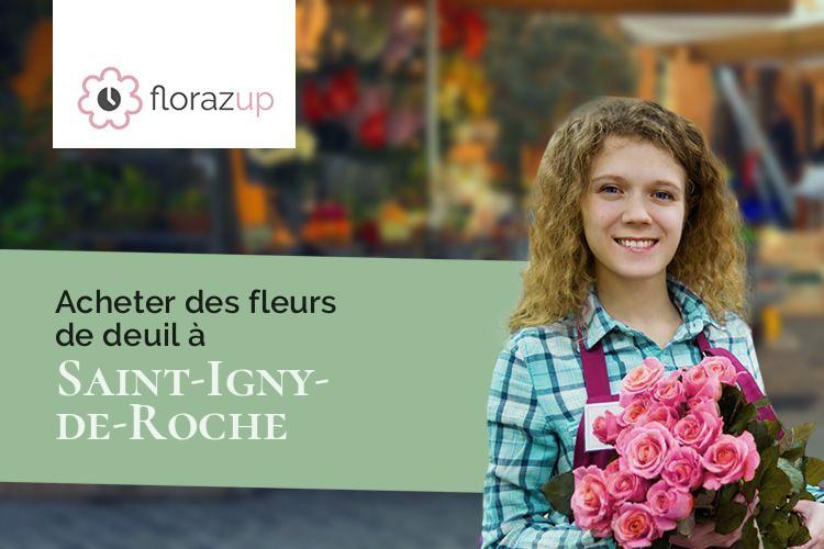 bouquets de fleurs pour un décès à Saint-Igny-de-Roche (Saône-et-Loire/71170)