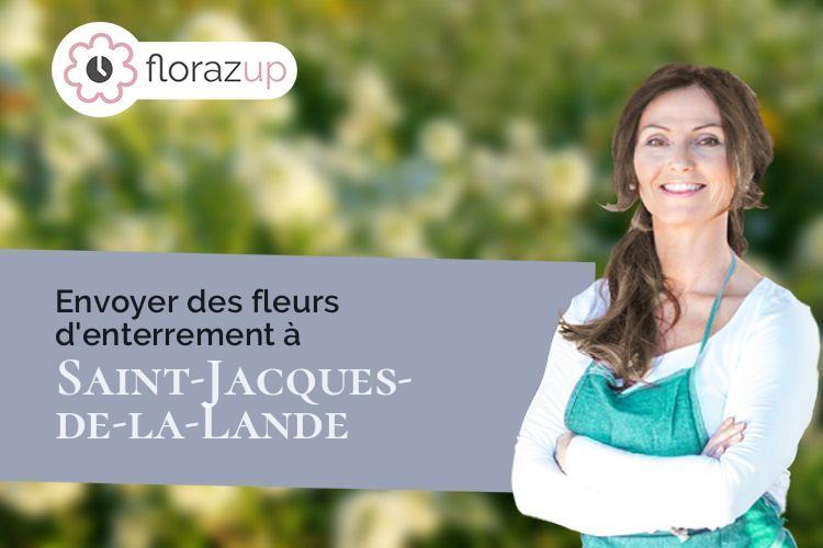 gerbes de fleurs pour une crémation à Saint-Jacques-de-la-Lande (Ille-et-Vilaine/35136)