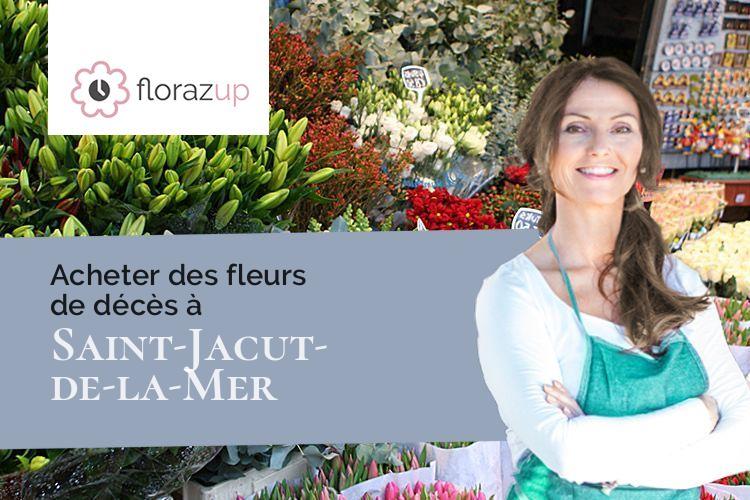 coupes de fleurs pour une crémation à Saint-Jacut-de-la-Mer (Côtes-d'Armor/22750)