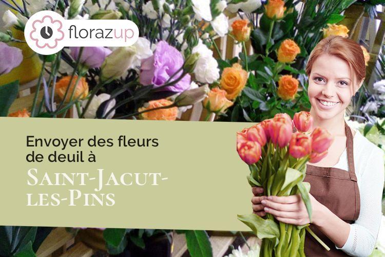 gerbes de fleurs pour une crémation à Saint-Jacut-les-Pins (Morbihan/56220)