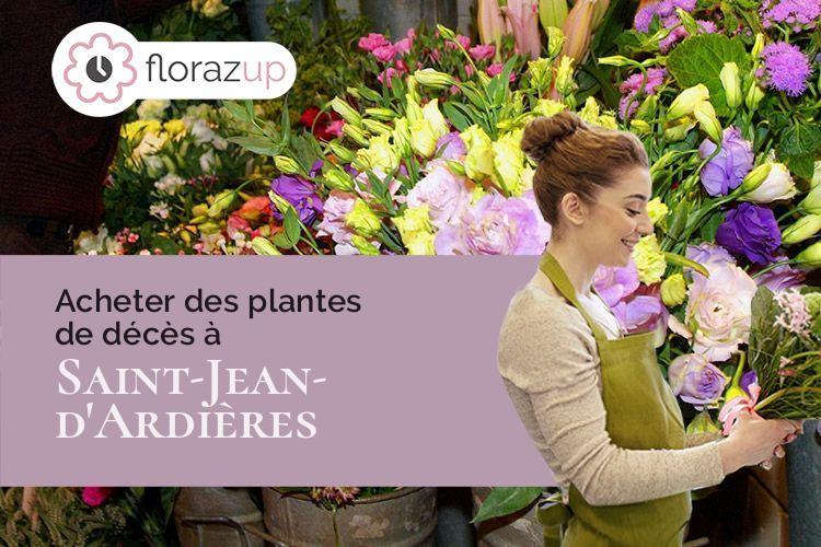 couronnes de fleurs pour des obsèques à Saint-Jean-d'Ardières (Rhône/69220)