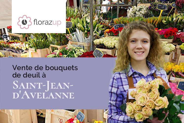bouquets de fleurs pour des obsèques à Saint-Jean-d'Avelanne (Isère/38480)