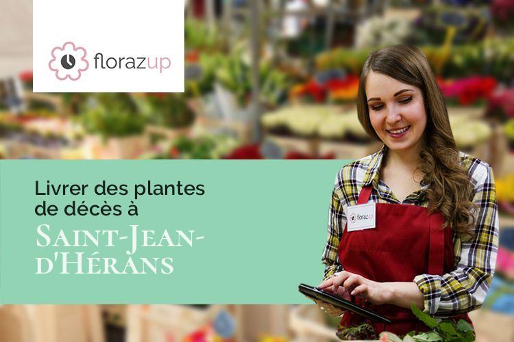 plantes pour un enterrement à Saint-Jean-d'Hérans (Isère/38710)