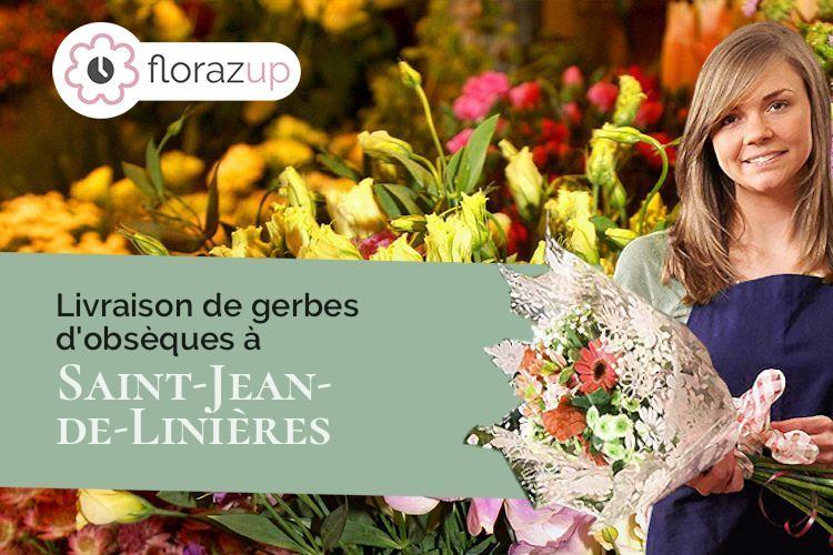 gerbes de fleurs pour un décès à Saint-Jean-de-Linières (Maine-et-Loire/49070)