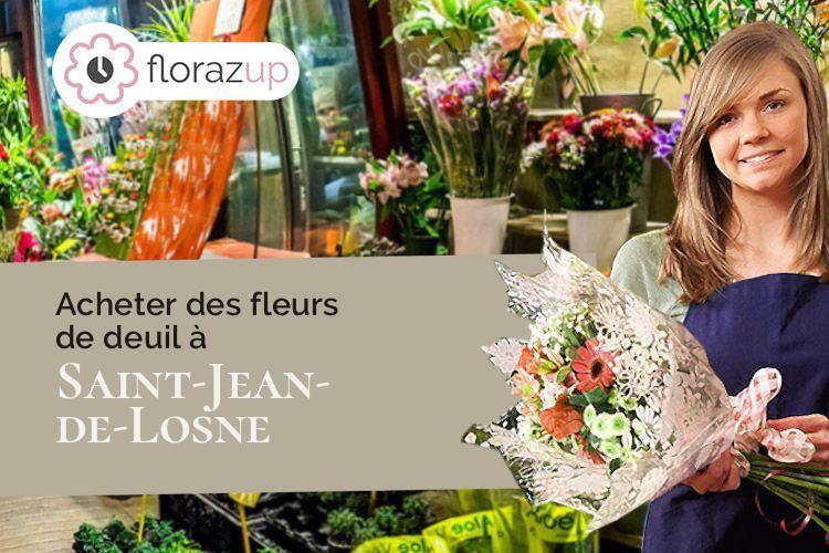 plantes pour un décès à Saint-Jean-de-Losne (Côte-d'Or/21170)