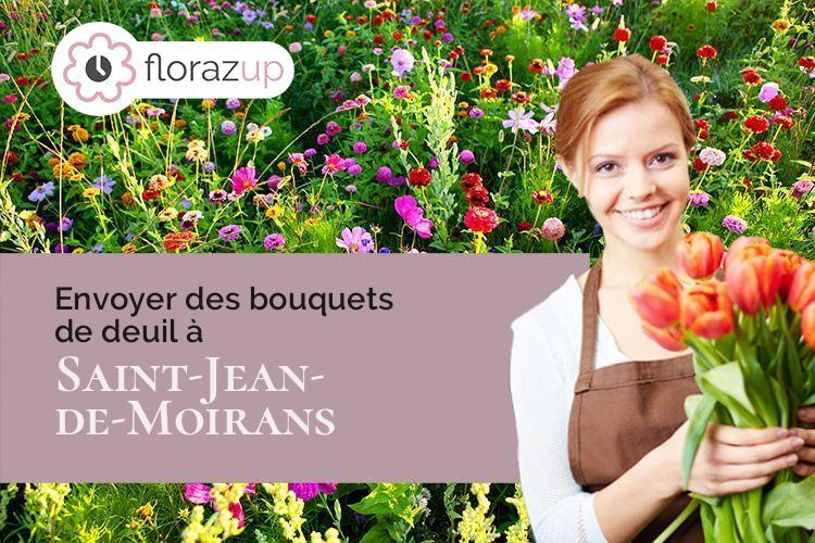 couronnes de fleurs pour un décès à Saint-Jean-de-Moirans (Isère/38430)