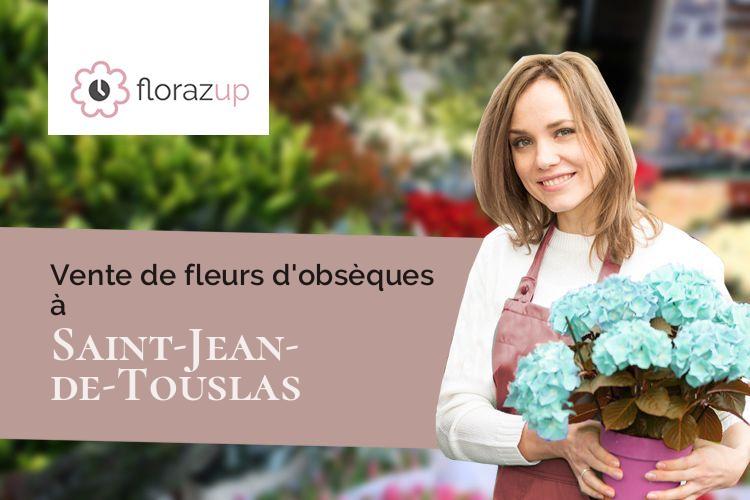 gerbes de fleurs pour des obsèques à Saint-Jean-de-Touslas (Rhône/69700)