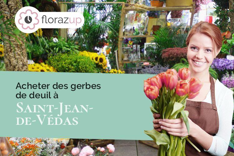 coeur de fleurs pour des obsèques à Saint-Jean-de-Védas (Hérault/34430)