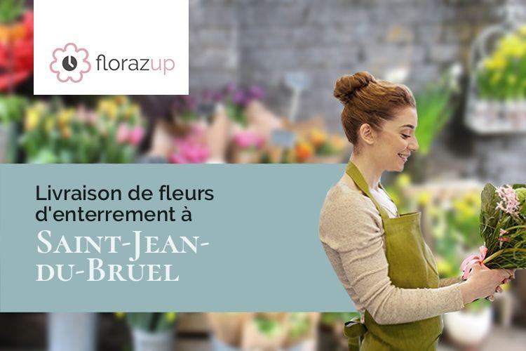 créations florales pour une crémation à Saint-Jean-du-Bruel (Aveyron/12230)