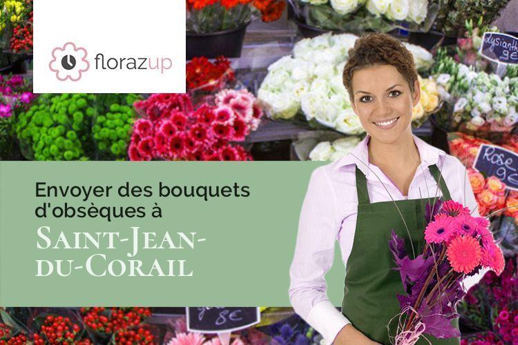 coupes de fleurs pour un enterrement à Saint-Jean-du-Corail (Manche/50140)