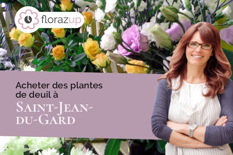 créations de fleurs pour un décès à Saint-Jean-du-Gard (Gard/30270)