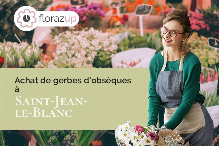 bouquets de fleurs pour un deuil à Saint-Jean-le-Blanc (Loiret/45650)