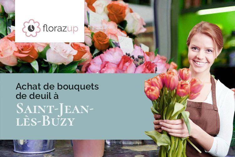 compositions florales pour des obsèques à Saint-Jean-lès-Buzy (Meuse/55400)
