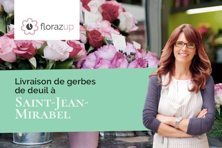 bouquets de fleurs pour une crémation à Saint-Jean-Mirabel (Lot/46270)