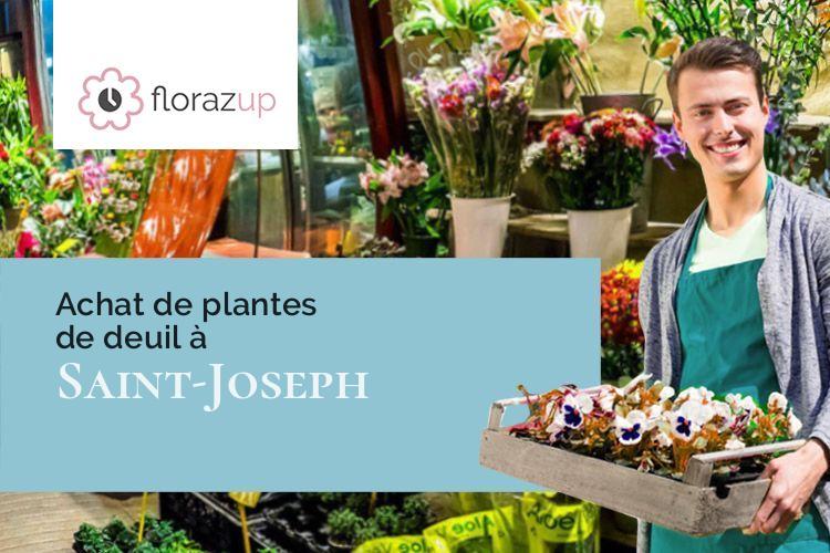 créations de fleurs pour un décès à Saint-Joseph (Loire/42800)
