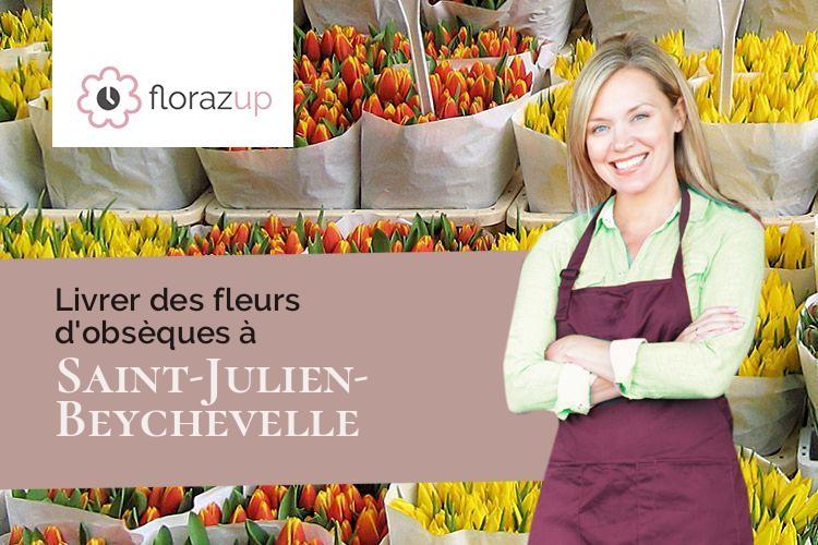 compositions de fleurs pour une crémation à Saint-Julien-Beychevelle (Gironde/33250)