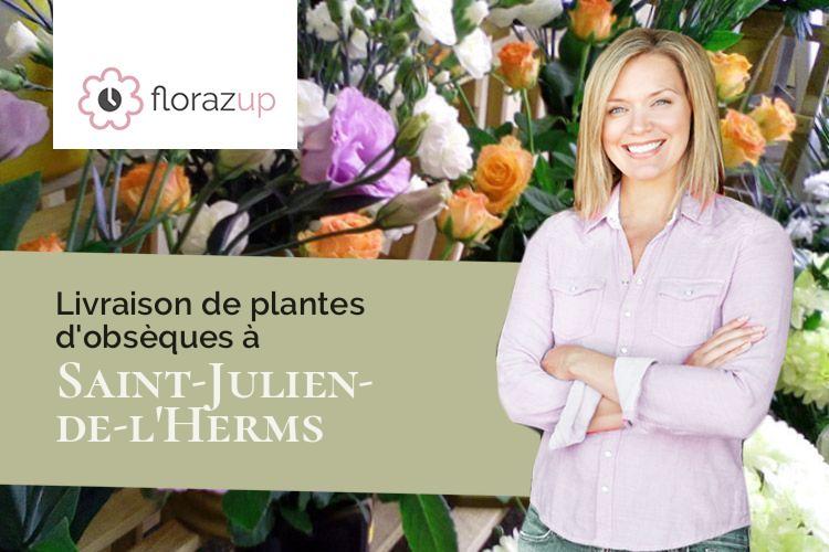 coupes de fleurs pour une crémation à Saint-Julien-de-l'Herms (Isère/38122)