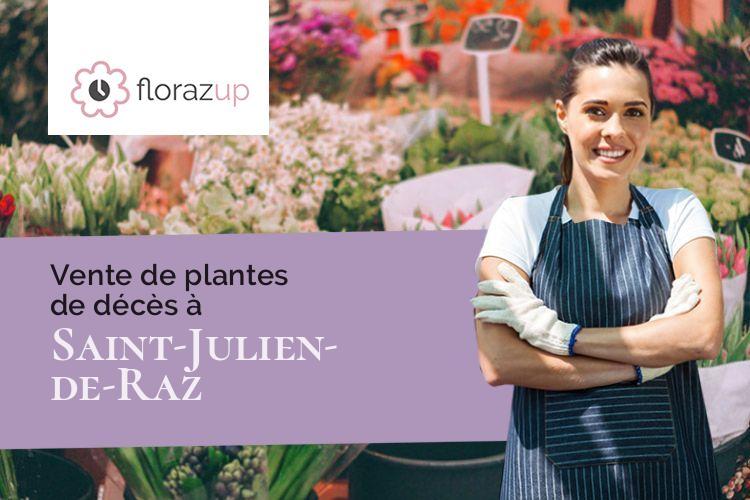 créations florales pour un deuil à Saint-Julien-de-Raz (Isère/38134)