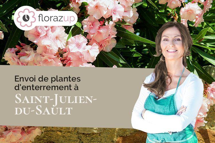 bouquets de fleurs pour un enterrement à Saint-Julien-du-Sault (Yonne/89330)